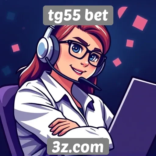 Suporte ao cliente no site tg55 bet