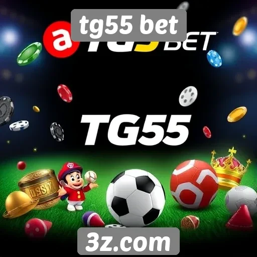 Variedade de jogos disponíveis no tg55 bet